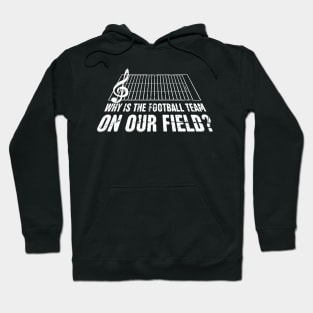 Funny Marching Band Design Hoodie